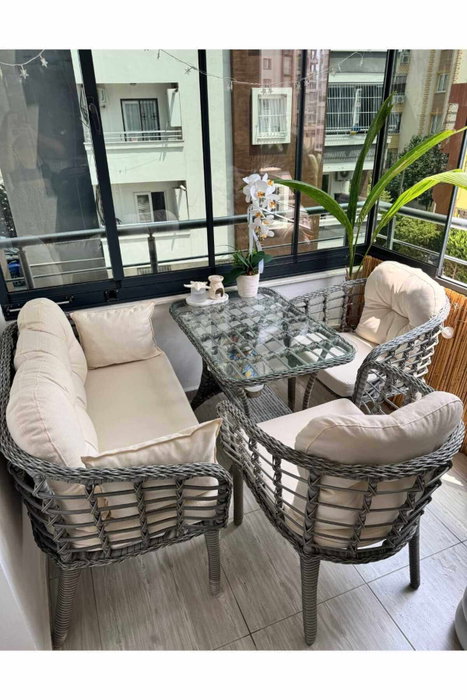 Hanah Home Conjunto de Jardín Manolya - Mink Hanah Home Conjunto de Jardín Manolya - Mink